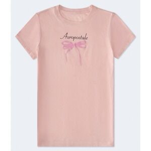 Aeropostale Bow Graphic Tee Size Small